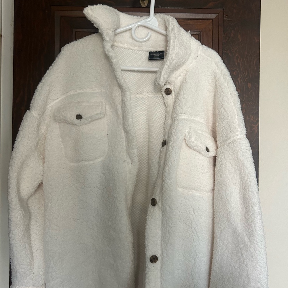 Cozy White Sherpa Jacket